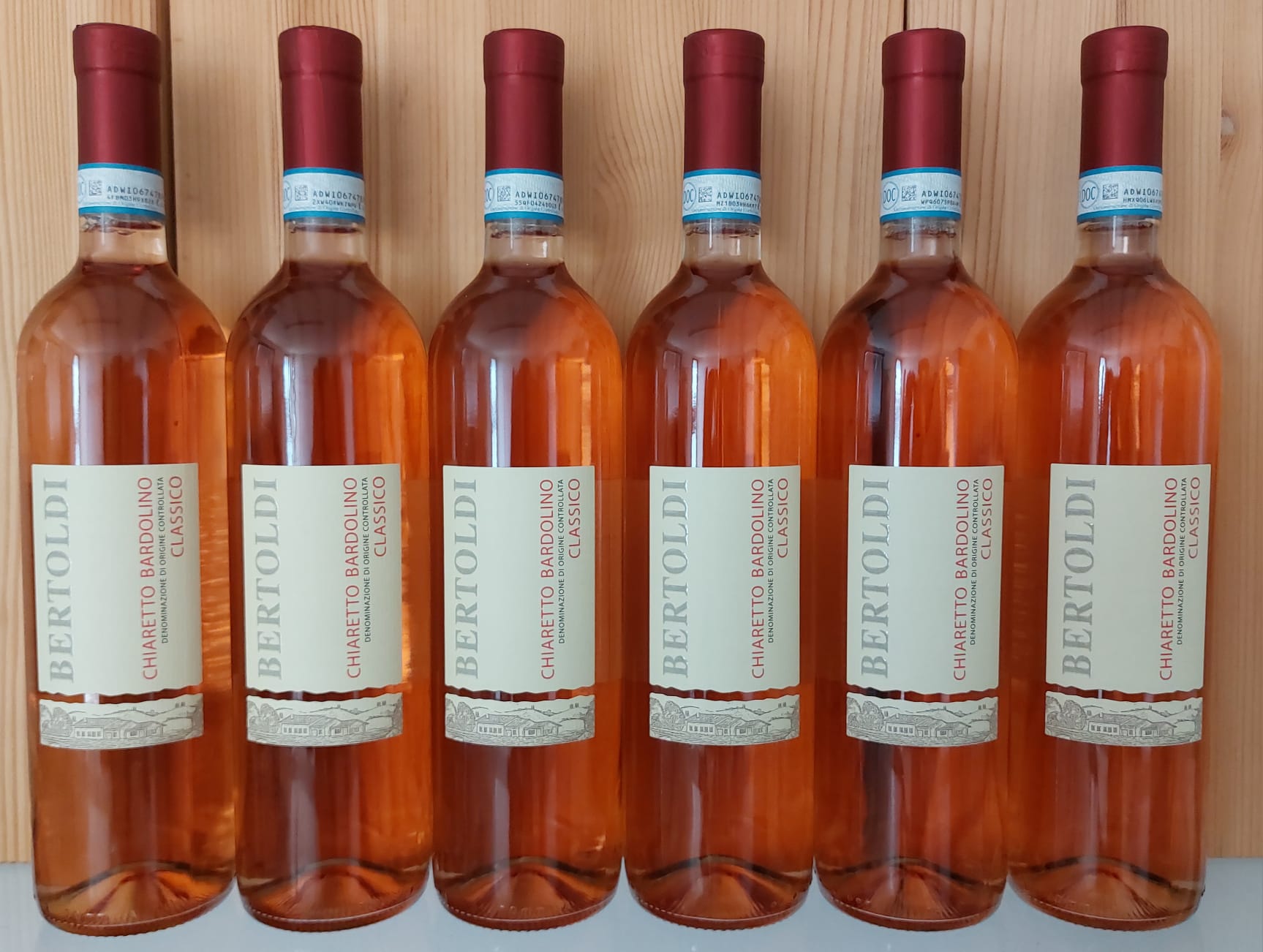 Bertoldi <br> Chiaretto Bardolino DOC <br> Classico <br> 6 bottles