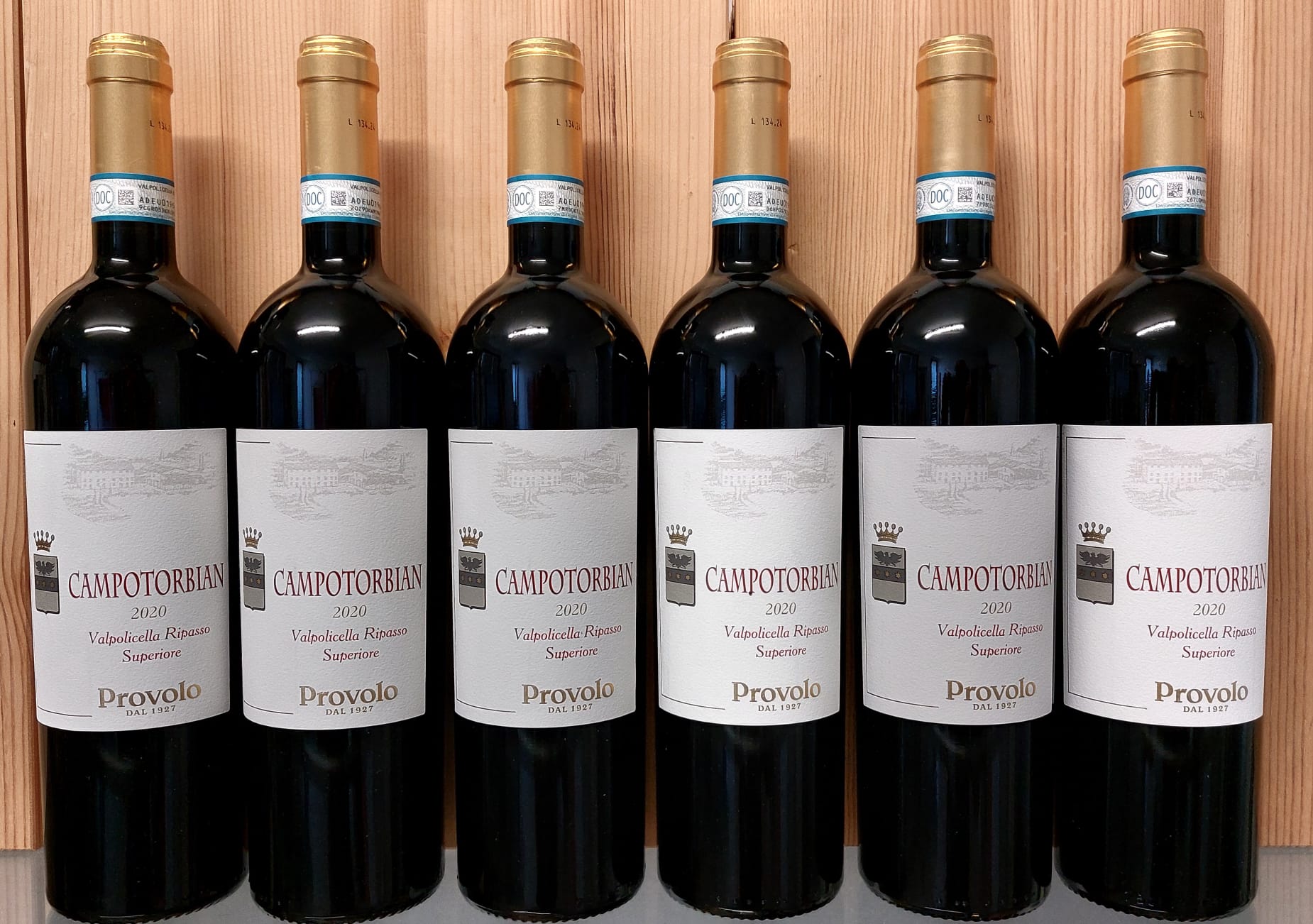Provolo <br> Valpolicella Ripasso DOC <br> Superiore Campotorbian Organic <br> 6 Bottles
