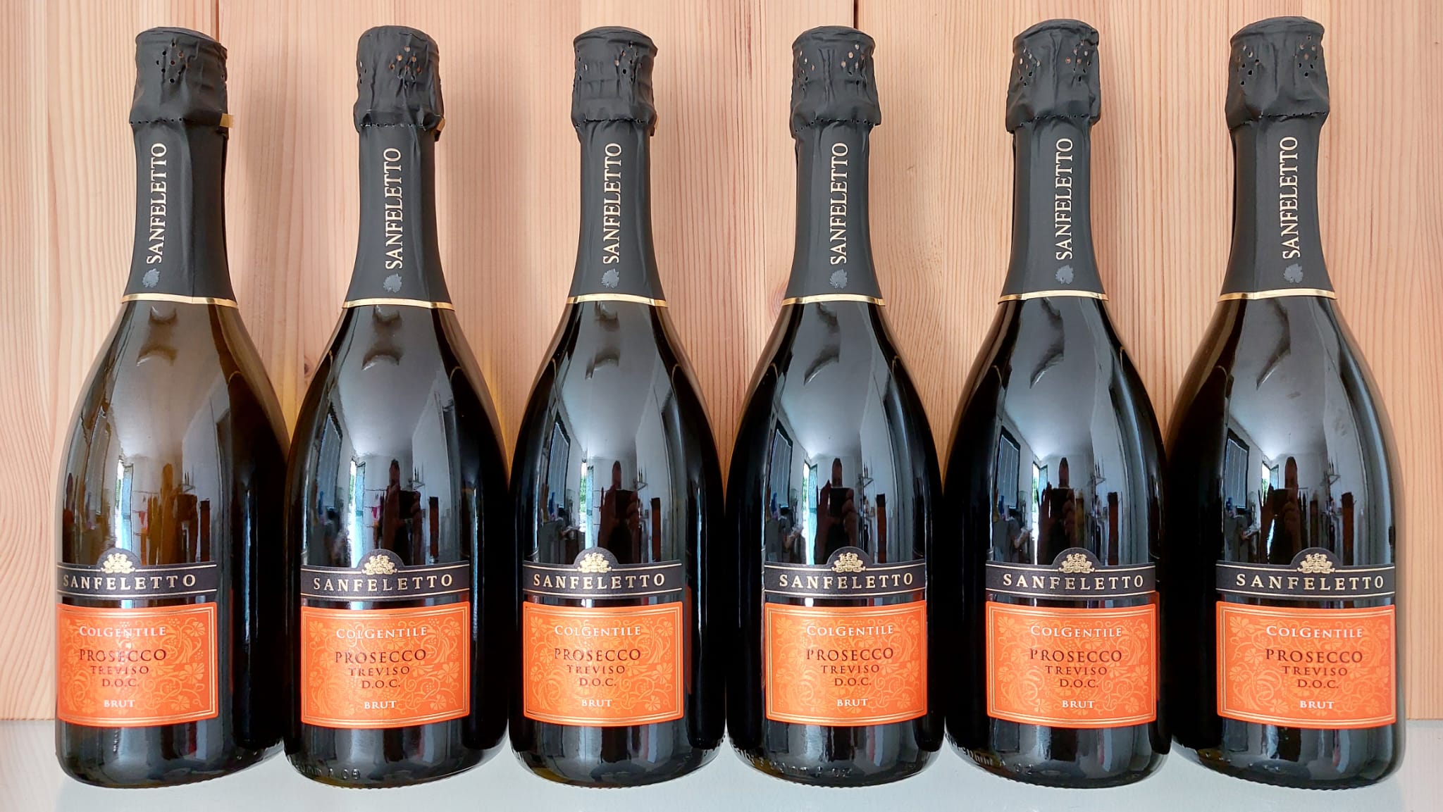 Sanfeletto <br> Prosecco DOC Brut <br> Colgentile <br> 6 bottles