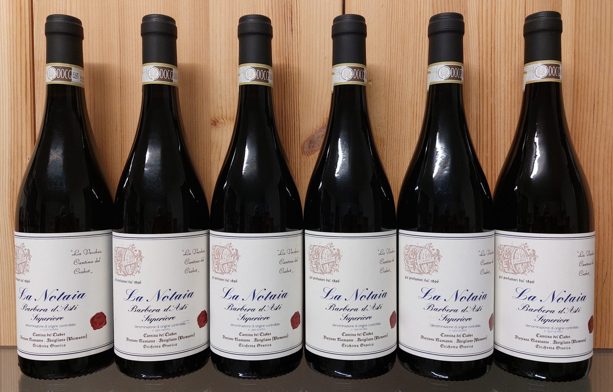 Ciabot <br> Barbera d'Asti DOCG <br> Superiore La Notaia <br> 6 bottles