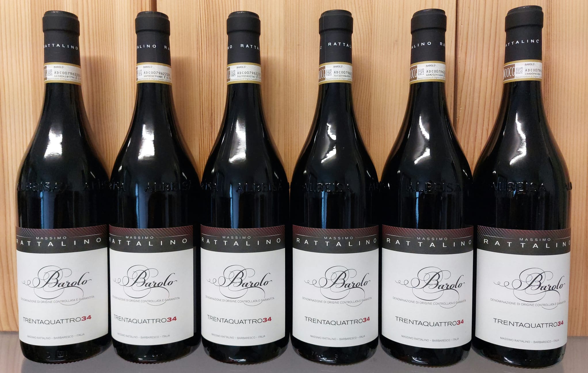 Rattalino Massimo <br> Barolo DOCG <br> Trentaquattro34 <br> 6 bottles