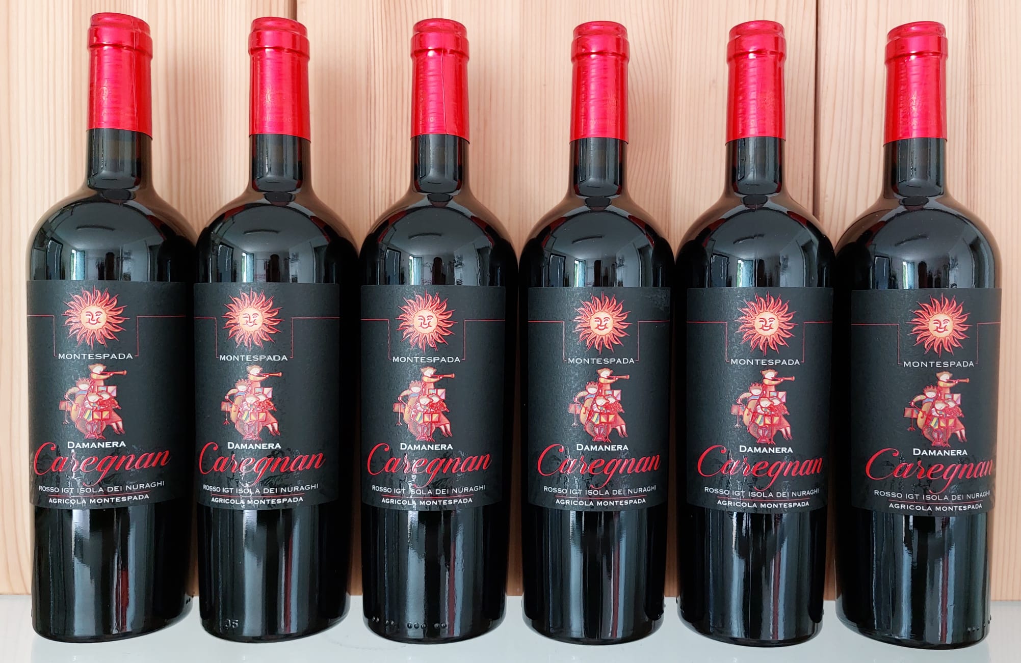 Montespada <br> Caregnan IGT <br> Isola dei Nuraghi <br> 6 bottles
