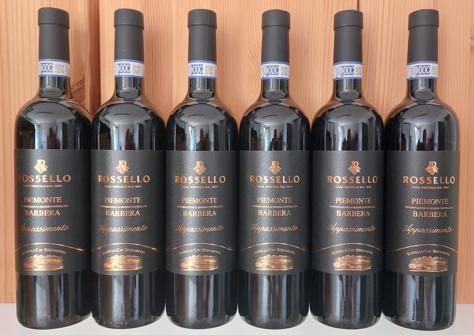 Rossello <br> Piemonte DOC <br> Barbera Appassimento <br> 6 bottles